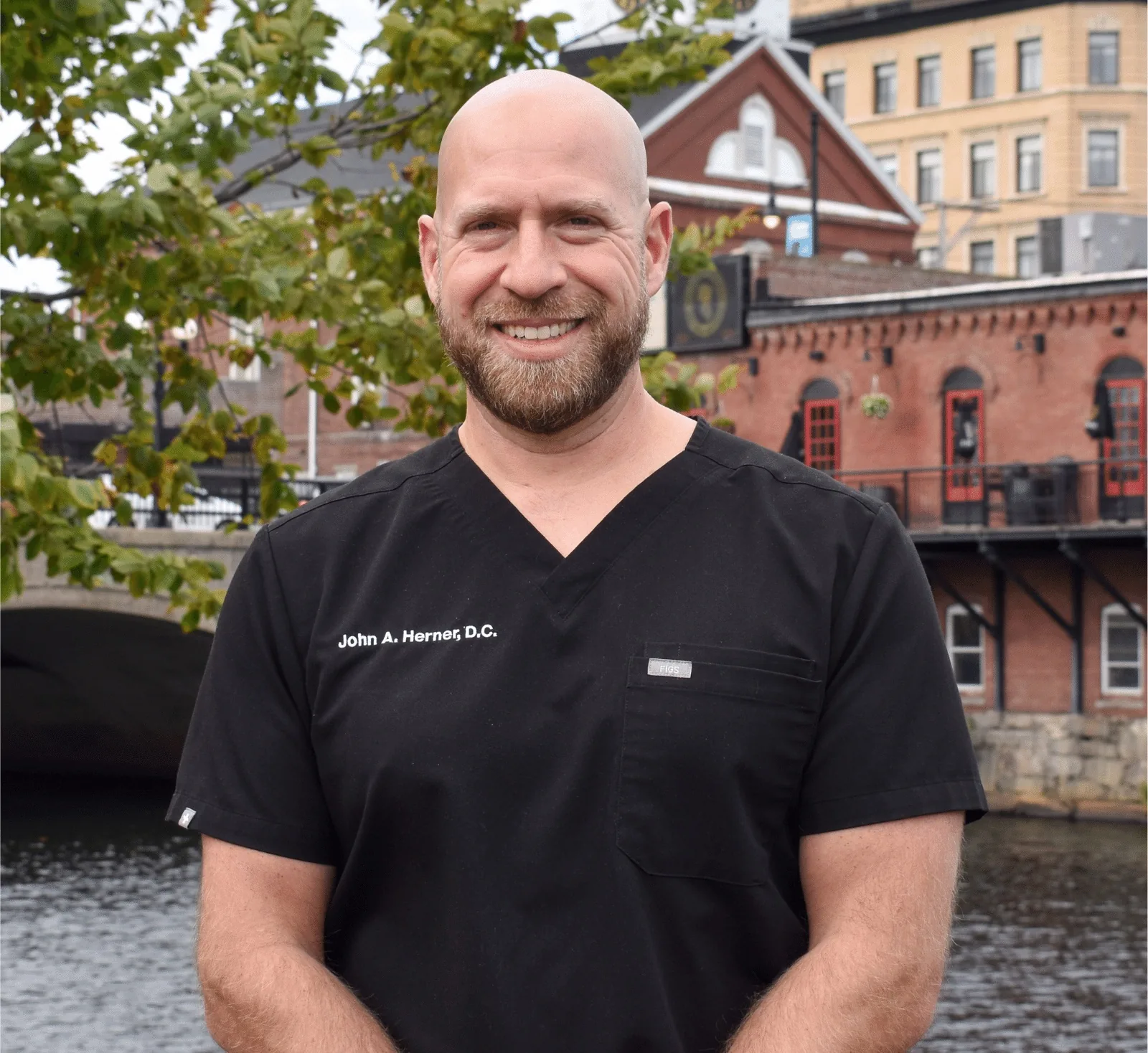 Dr. John A. Herner, D.C., chiropractor and owner of Herner Chiropractic in downtown Nashua
